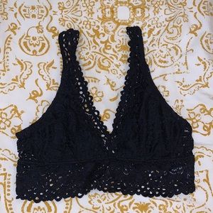 Aerie | Black Lace Bralette | Intimates | Lingerie